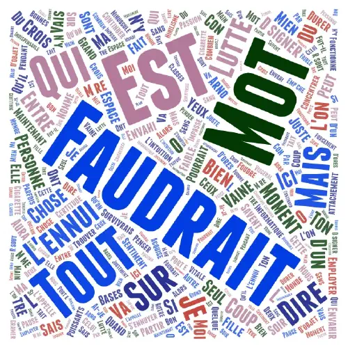 Wordcloud of the text