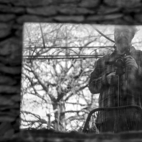 Self portrait with mirror