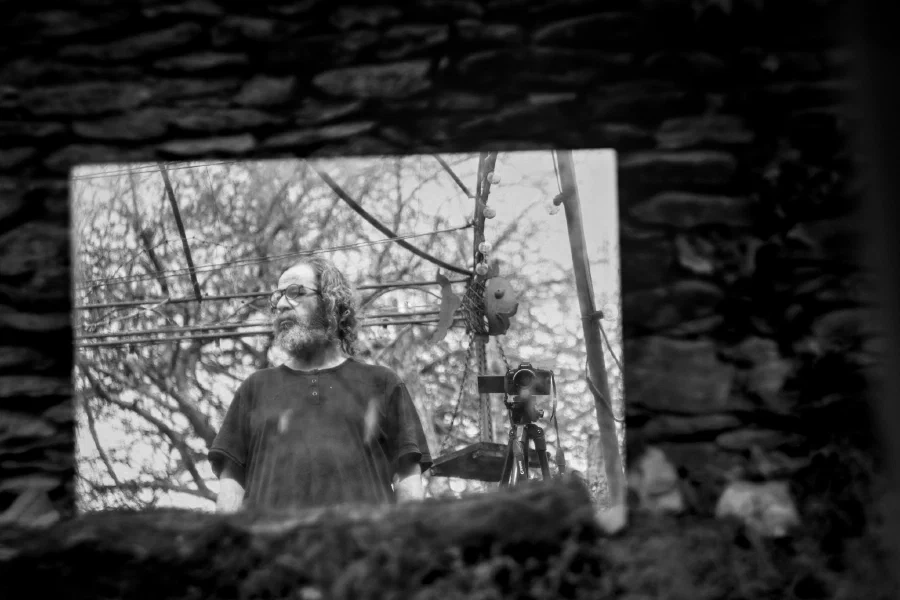 Self portrait with mirror