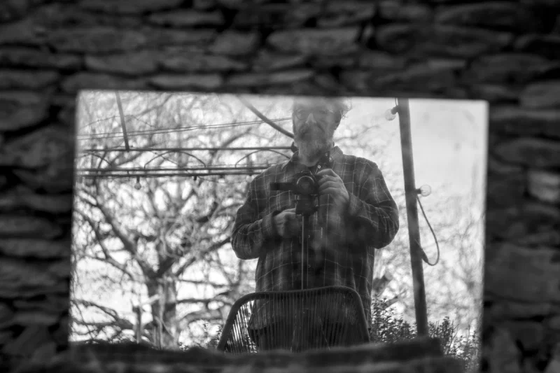 Self portrait with mirror